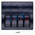 12/24V LED Rocker Switch Panel 4p K420